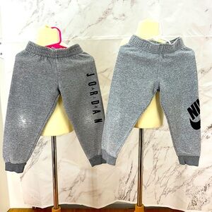Nike Sweat pants size 4 plus free pair air Jordan sweat pants size‎ 4